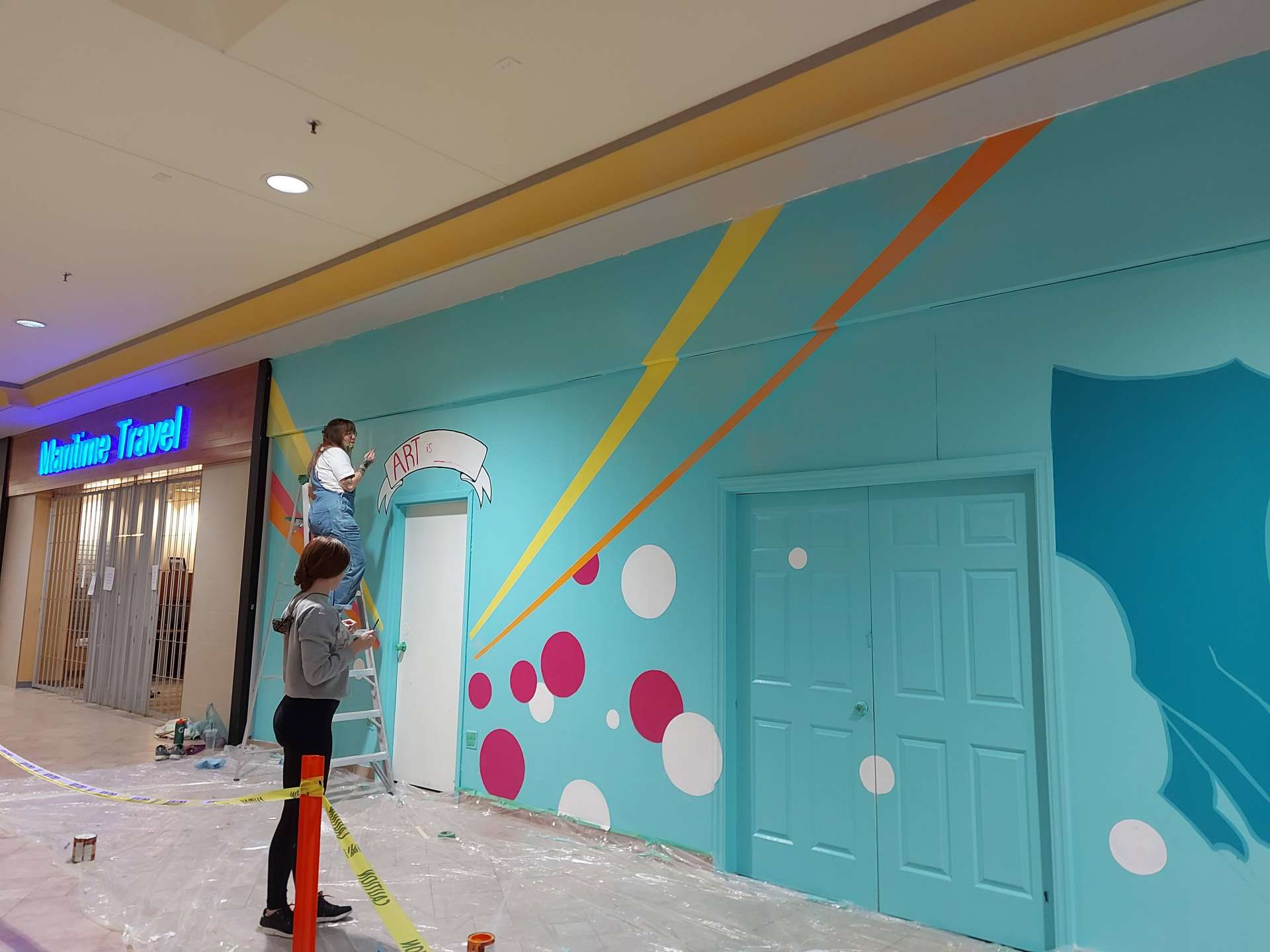 Gallery's mural taking shape at Northgate- Nugget Article