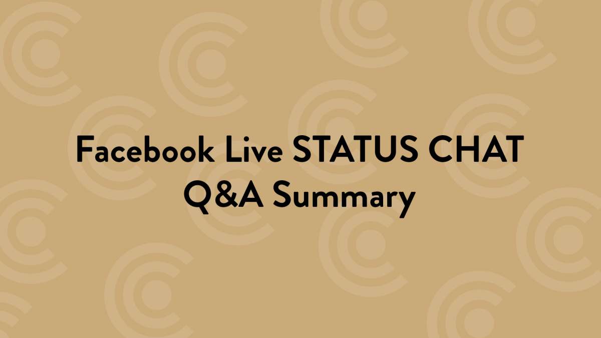 FB Live Status Chat Summary